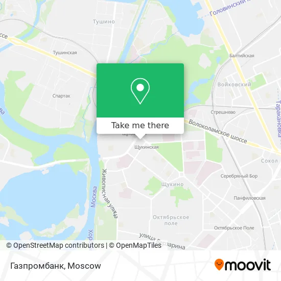 Газпромбанк map