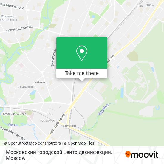 Московский городской центр дезинфекции map