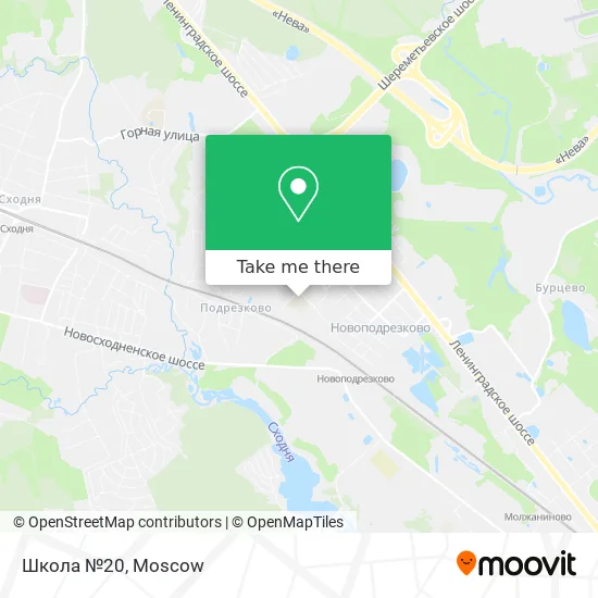 Школа №20 map