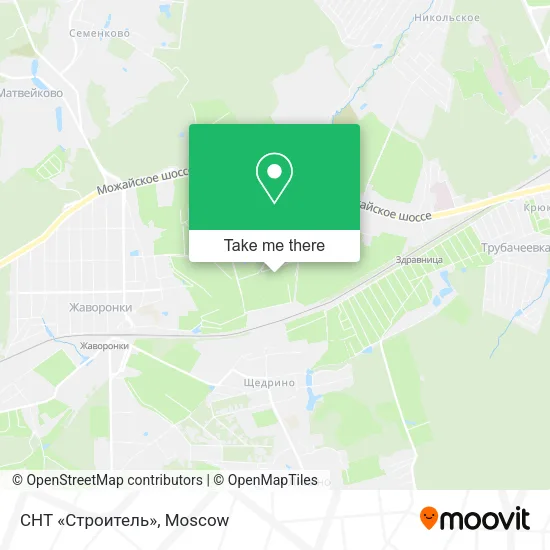 СНТ «Строитель» map