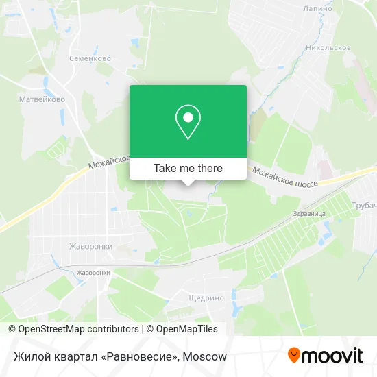 Жилой квартал «Равновесие» map