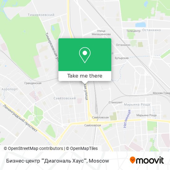Бизнес-центр ""Диагональ Хаус"" map