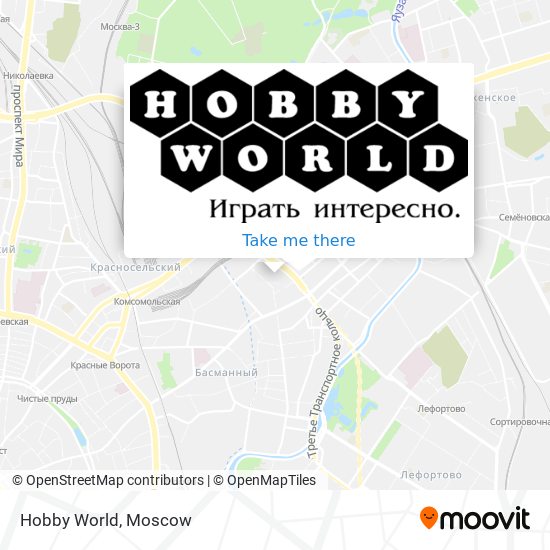 Hobby World map