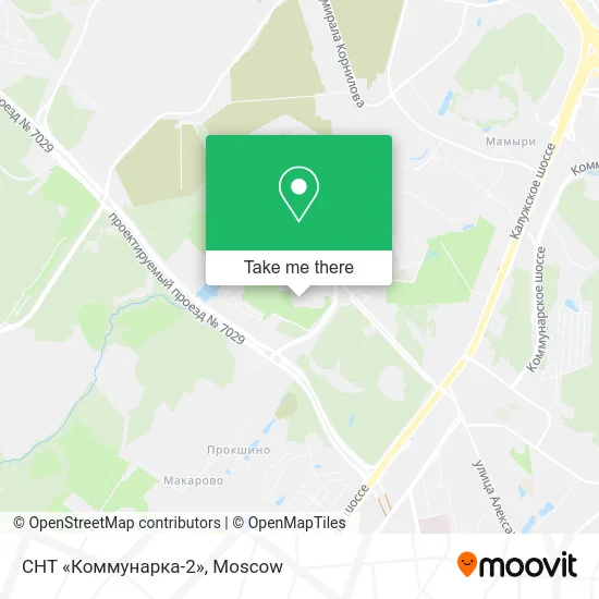 СНТ «Коммунарка-2» map