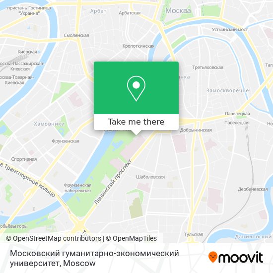 Московский гуманитарно-экономический университет map