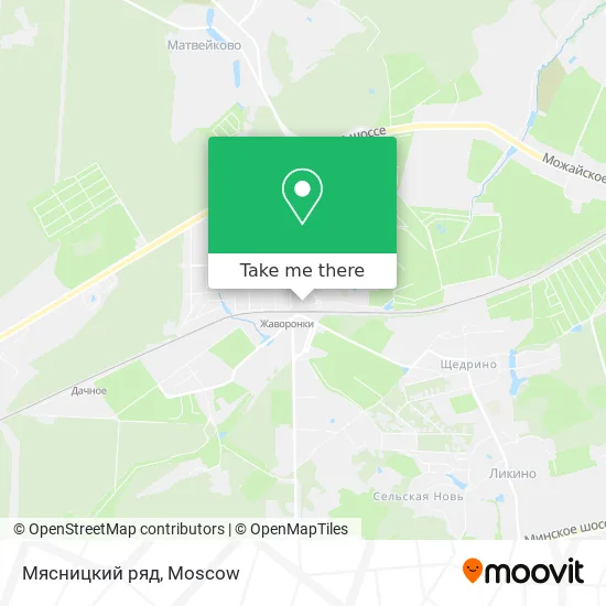 Мясницкий ряд map