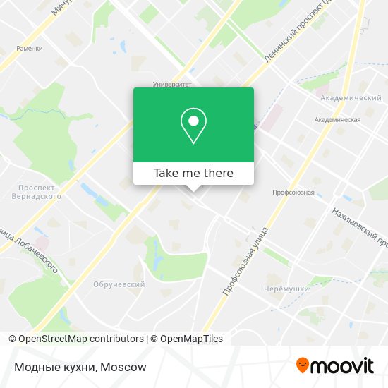 Модные кухни map