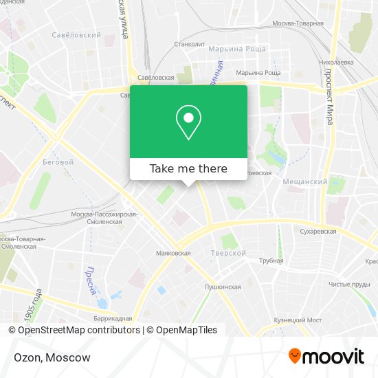 Ozon map