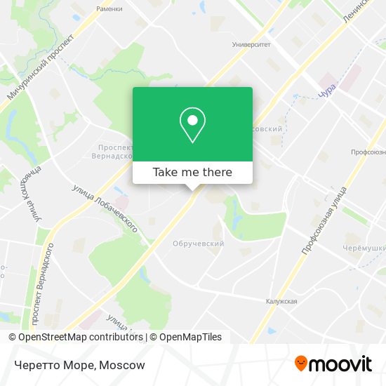 Черетто Море map