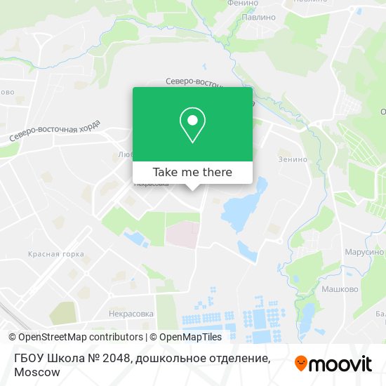 ГБОУ Школа № 2048, дошкольное отделение map