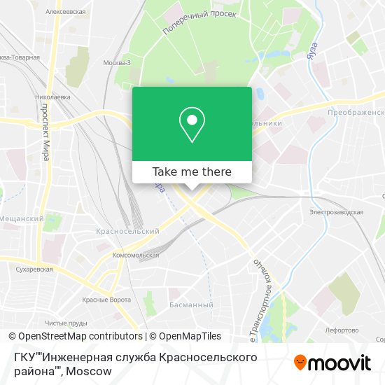 ГКУ""Инженерная служба Красносельского района"" map