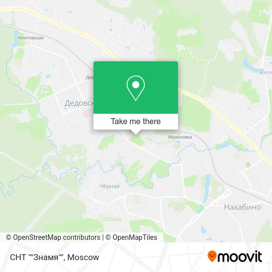 СНТ ""Знамя"" map