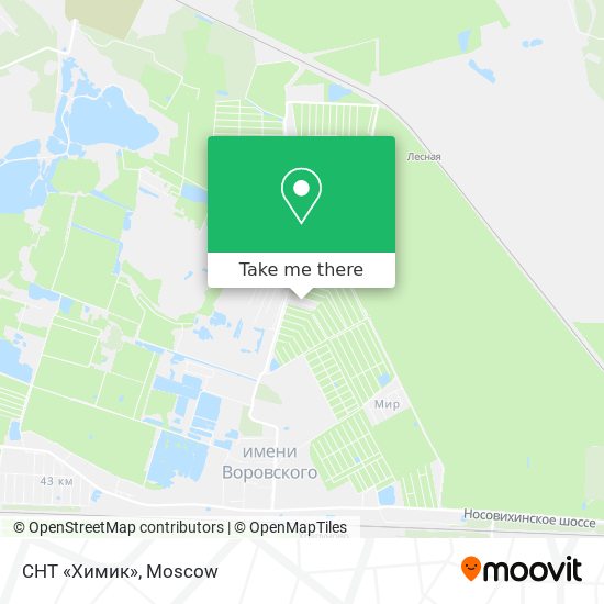СНТ «Химик» map