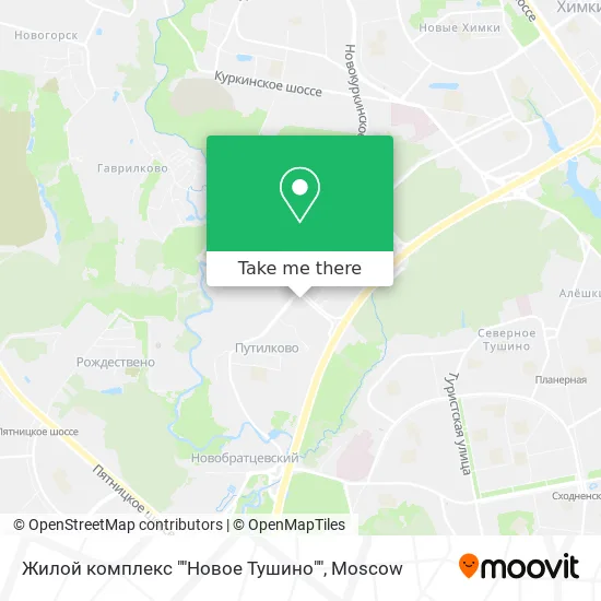 Жилой комплекс ""Новое Тушино"" map