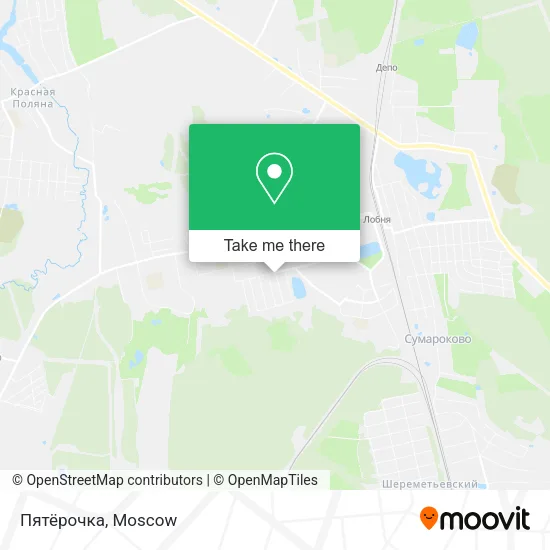 Пятёрочка map