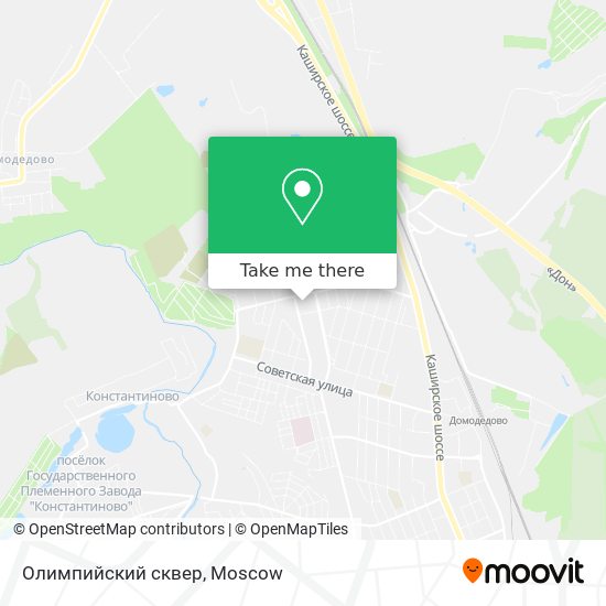 Олимпийский сквер map