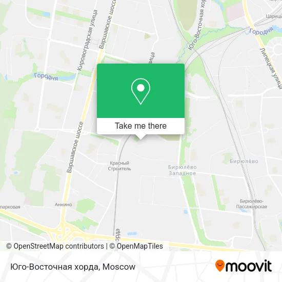 Юго-Восточная хорда map