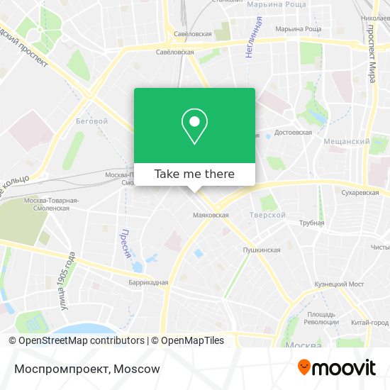 Моспромпроект map