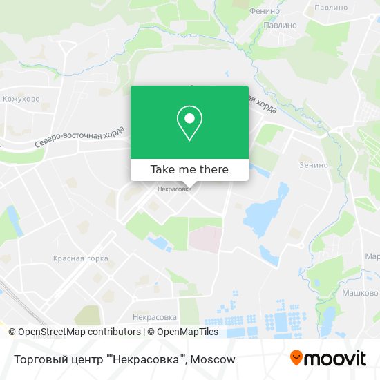 Торговый центр ""Некрасовка"" map