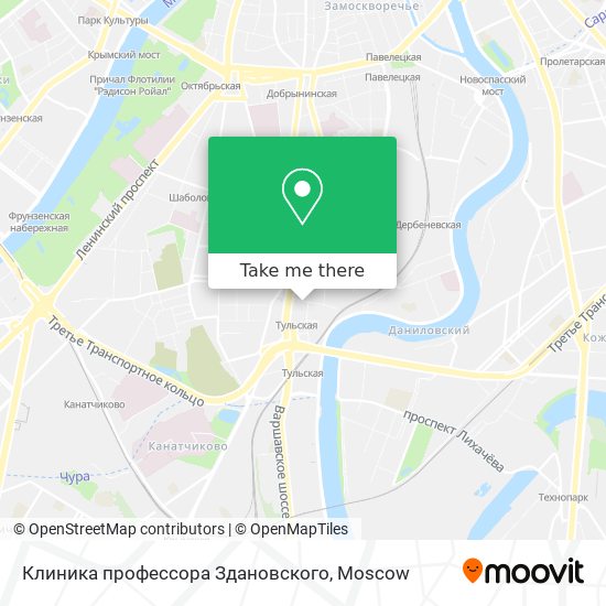 Клиника профессора Здановского map