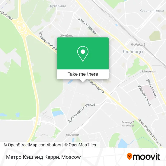 Метро Кэш энд Керри map