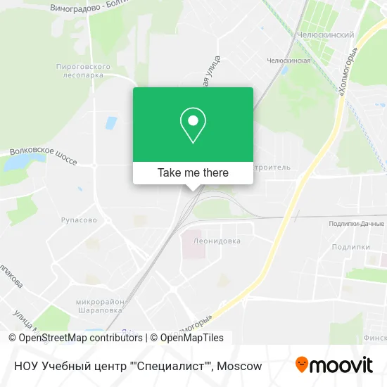 НОУ Учебный центр ""Специалист"" map