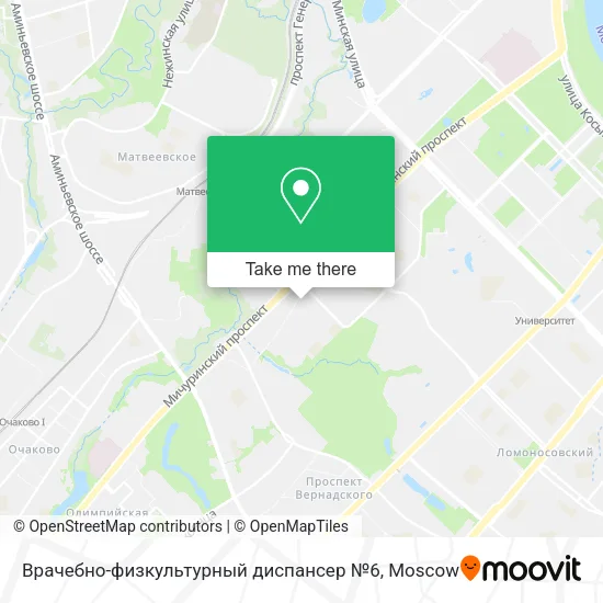Врачебно-физкультурный диспансер №6 map
