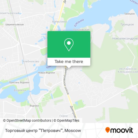 Торговый центр ""Петрович"" map