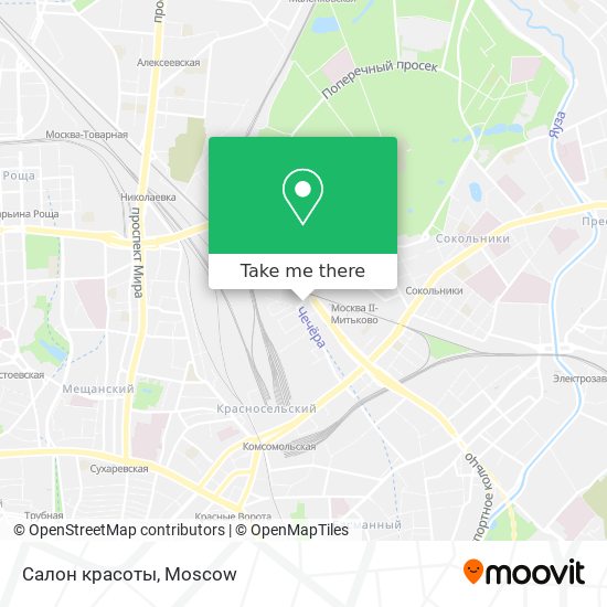 Салон красоты map
