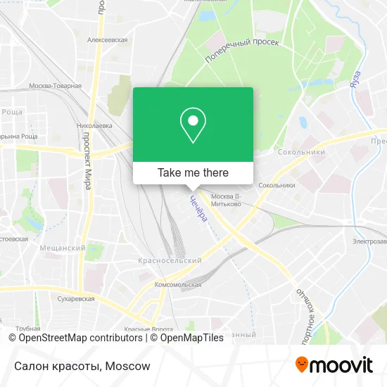 Салон красоты map