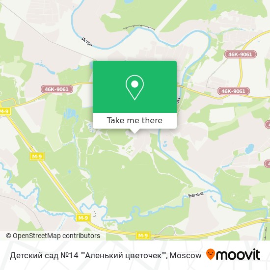 Детский сад №14 ""Аленький цветочек"" map