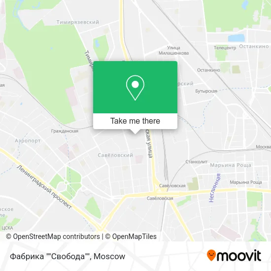 Фабрика ""Свобода"" map