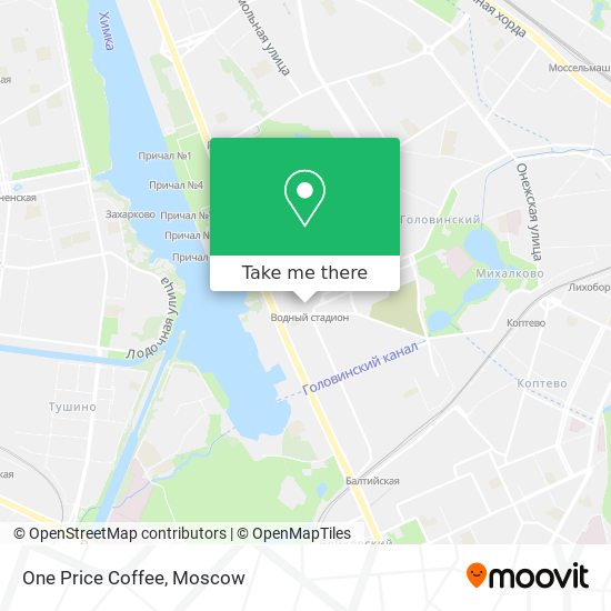 One Price Coffee map