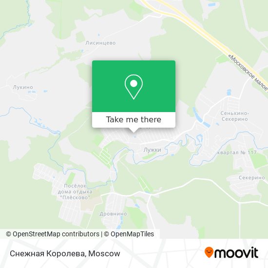 Снежная Королева map