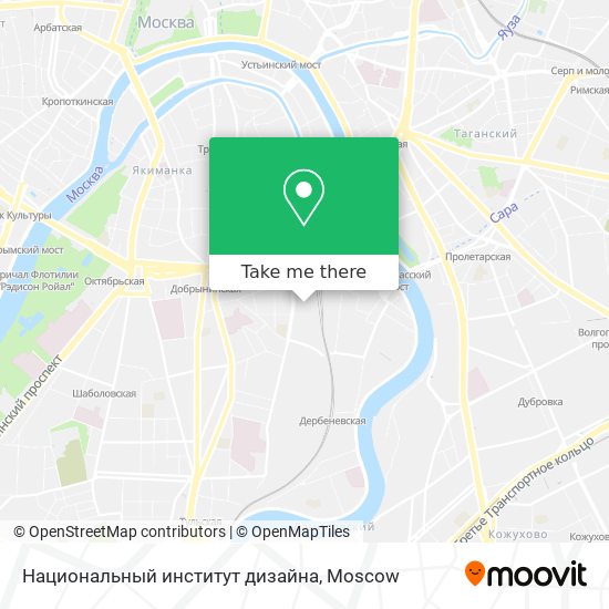 Национальный институт дизайна map