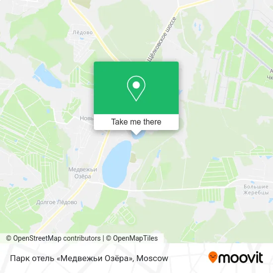 Парк отель «Медвежьи Озёра» map