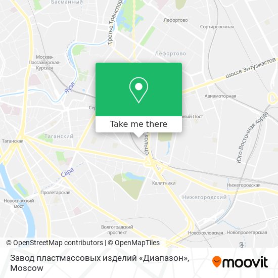 Завод пластмассовых изделий «Диапазон» map