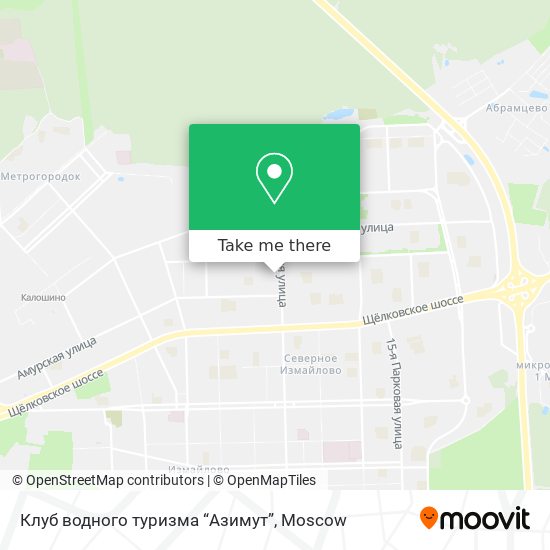 Клуб водного туризма “Азимут” map