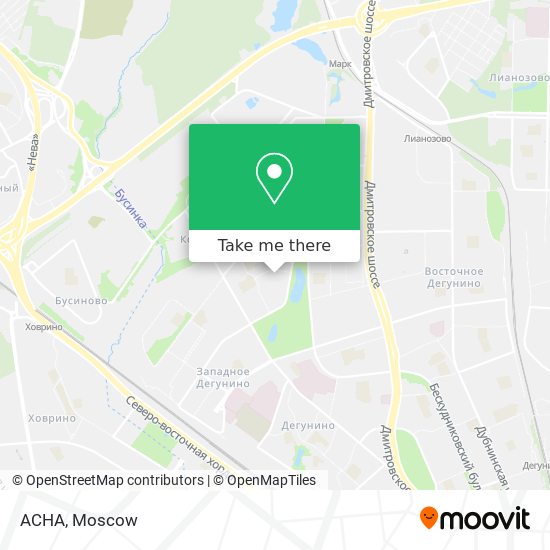 АСНА map