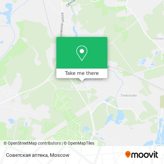 Советская аптека map