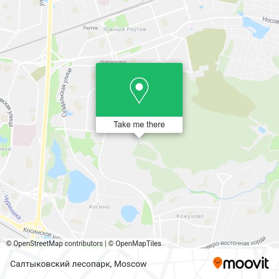 Салтыковский лесопарк map