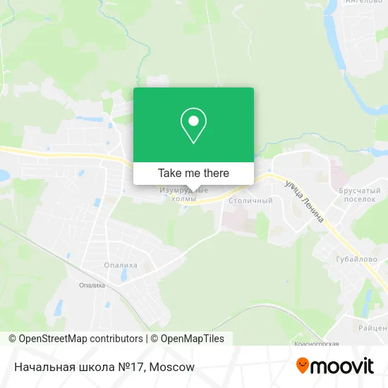 Начальная школа №17 map