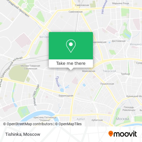 Tishinka map