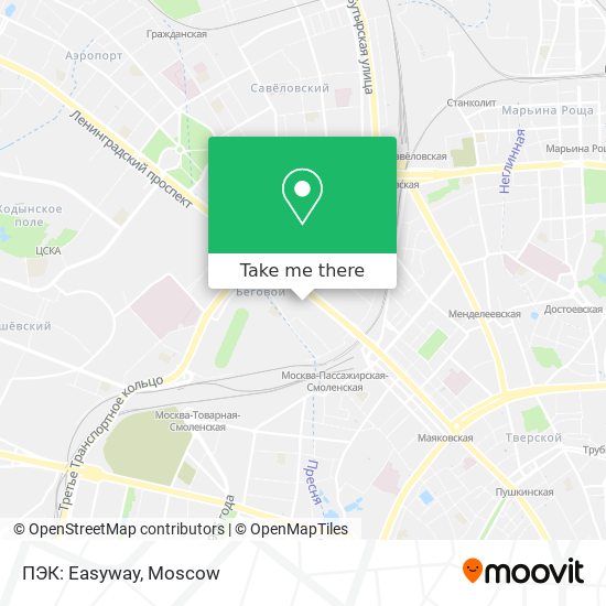 ПЭК: Easyway map