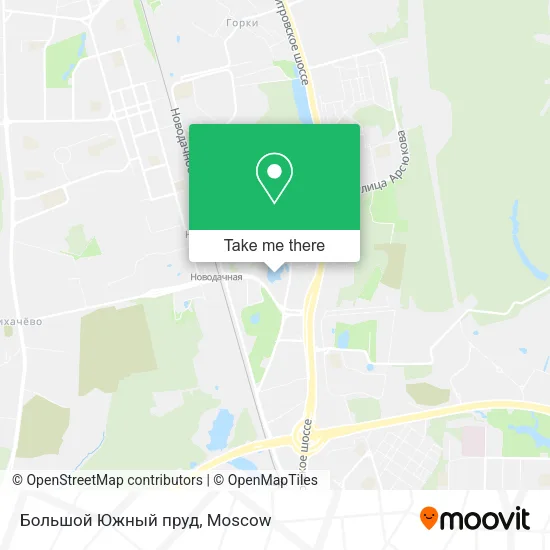 Большой Южный пруд map