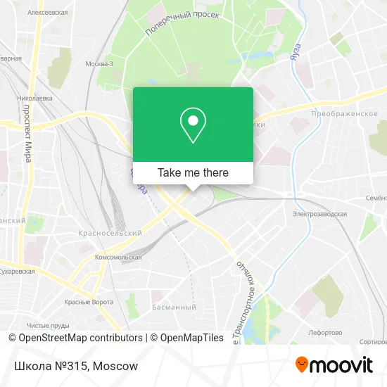 Школа №315 map