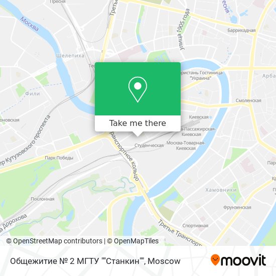Общежитие № 2 МГТУ ""Станкин"" map