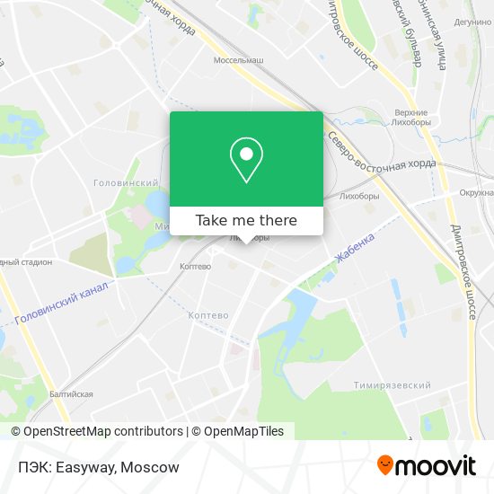 ПЭК: Easyway map