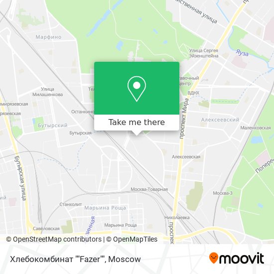 Хлебокомбинат ""Fazer"" map