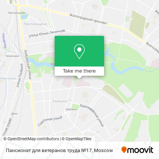 Пансионат для ветеранов труда №17 map